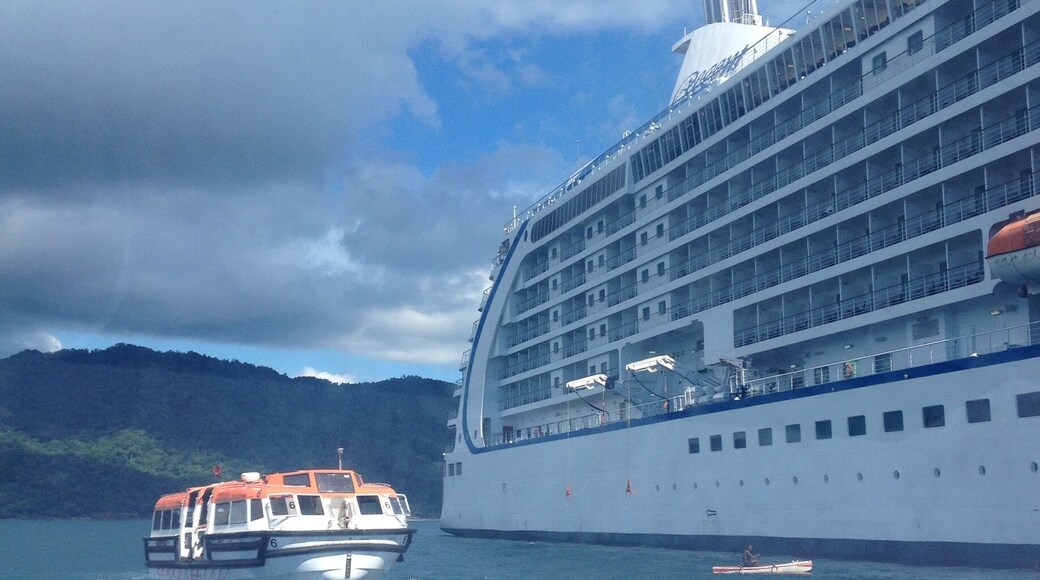 Starting the job on the Cruise ship in Madagascar