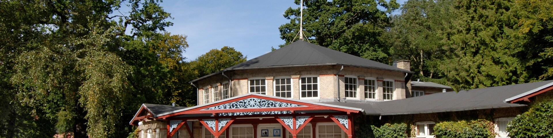 Aarhus which includes heritage elements and a hotel