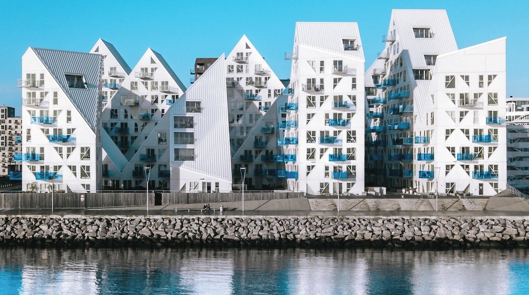 The "Iceberg" in the harbour of Aarhus, Denmark. Whilst walking around between the buildings themselves is interesting enough, the best view is found on the ferry to/from Sjællands Odde.
#BVSBlue