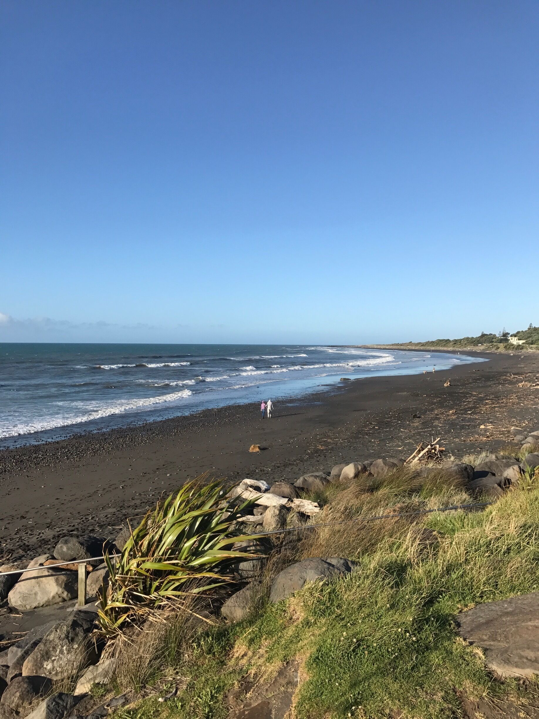 Just outside surf club, New Plymouth 