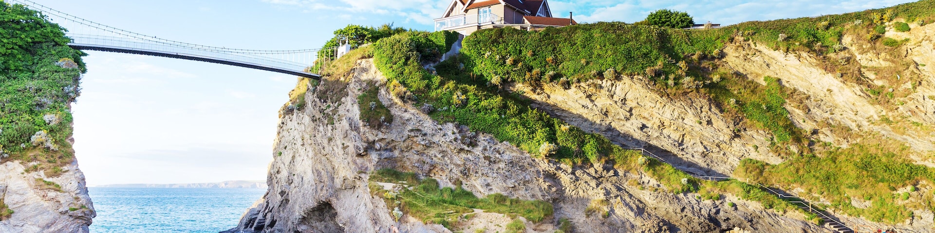 Popular Newquay Atlantic ocean coast, Cornwall, England, United Kingdom; Shutterstock ID 426198580