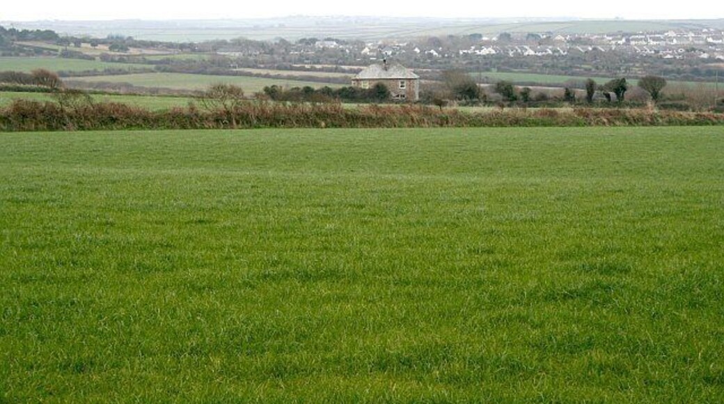 Isolated House in Farmland outside St Columb Minor.