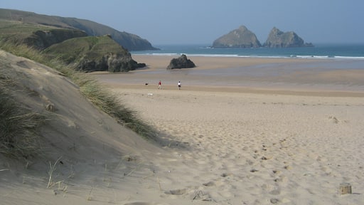 Holywell Bay & Carters Rocks.