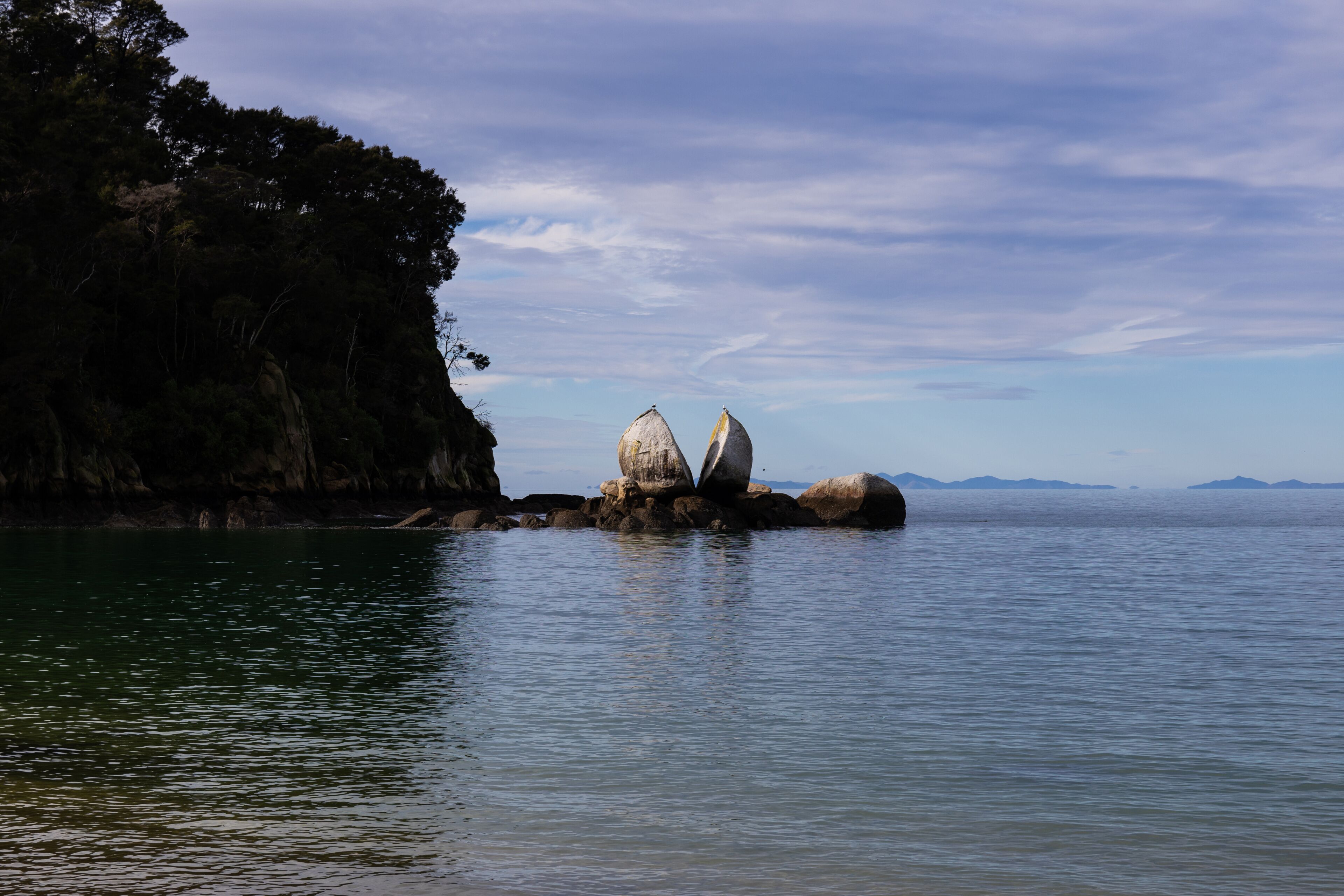 Split Apple Rock view, Nelson, New Zealand.