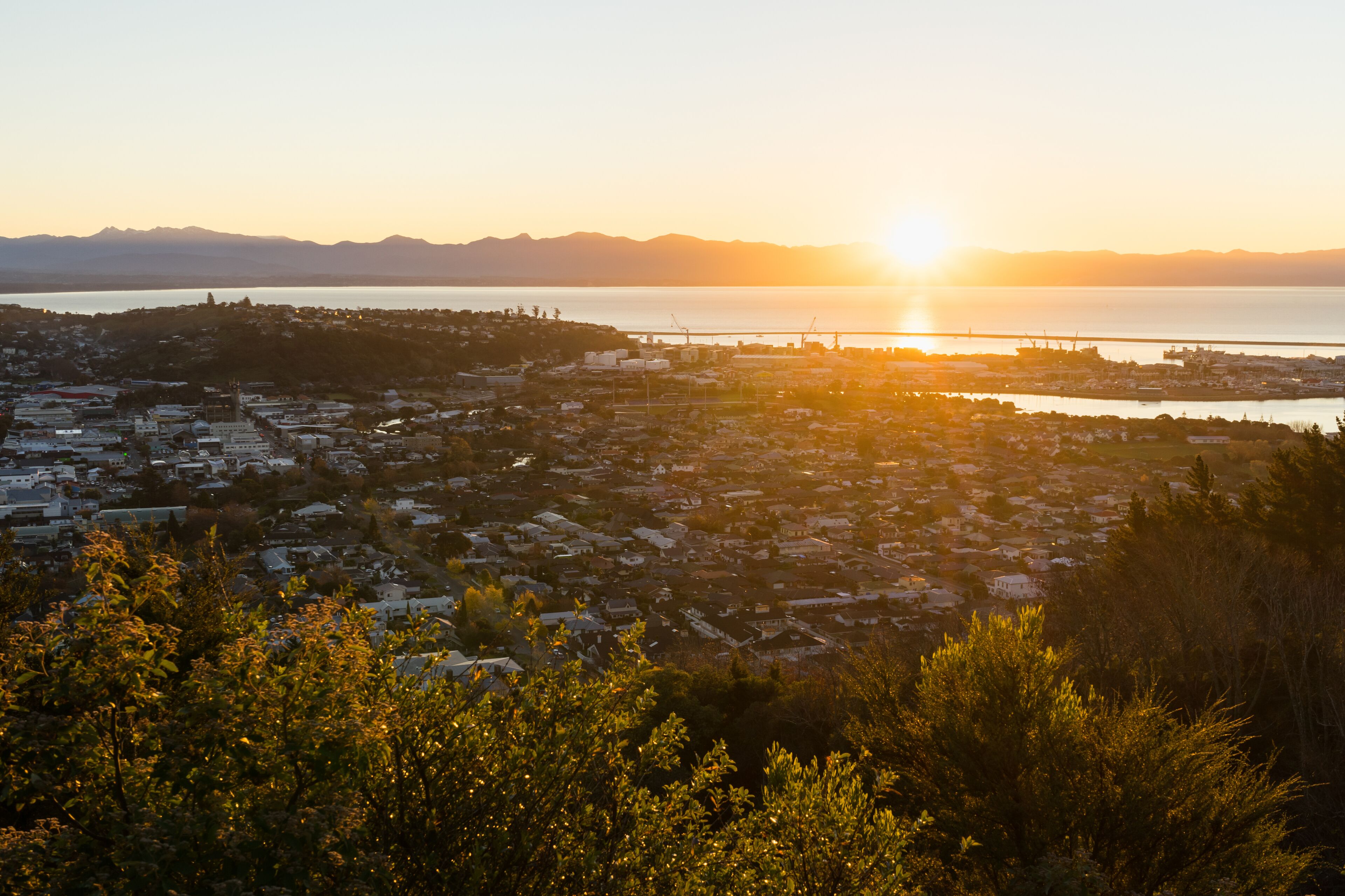 Majestic view from Centre of New Zealand Walk at sunset in Nelson, New Zealand, Shutterstock ID 534913273, Purchase Order: SP-1822 ANZ-18120 Wotif Search Engine - Destination Imagery, Order Number: ,