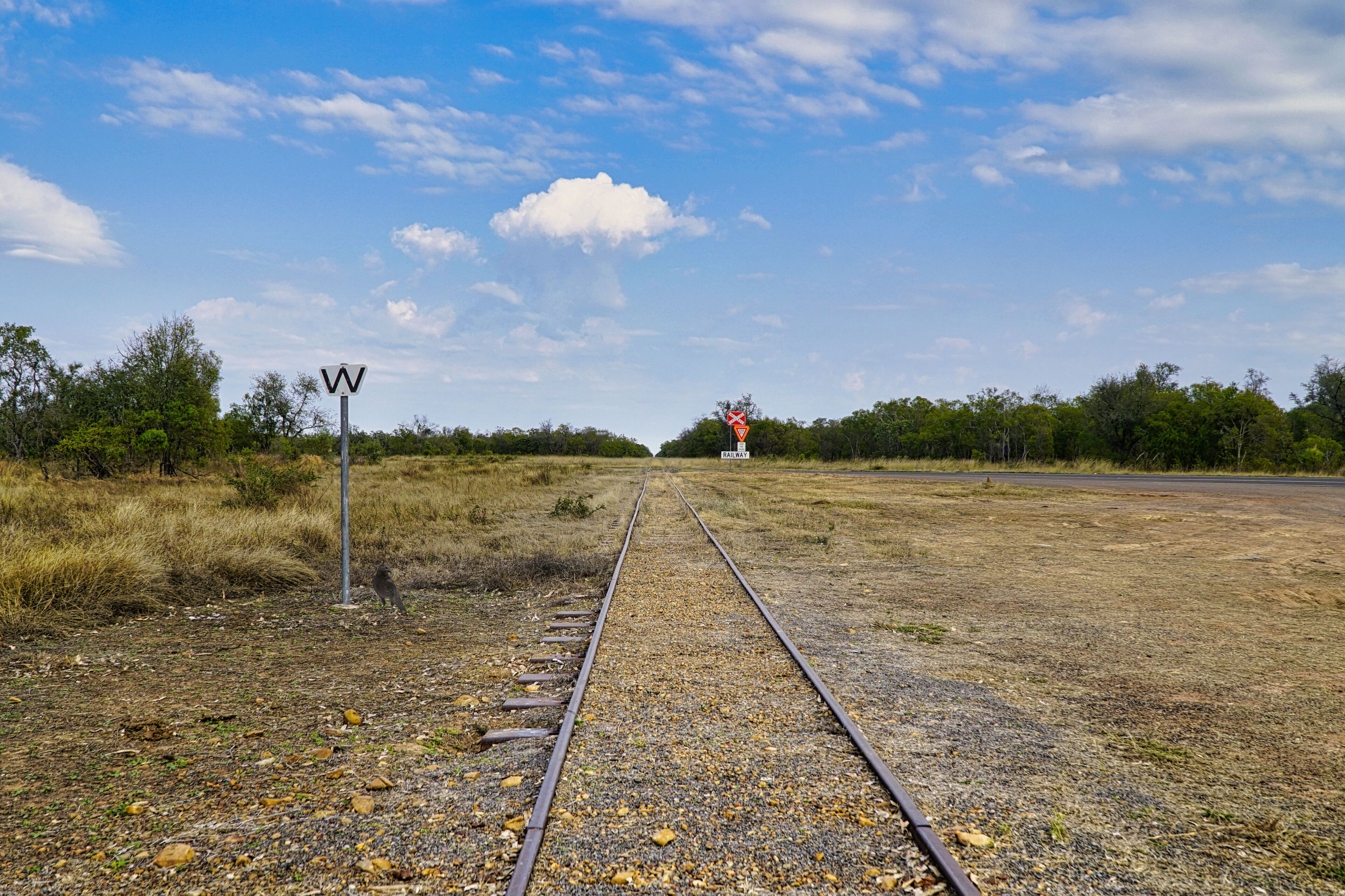 Old historical railway line in Queensland.