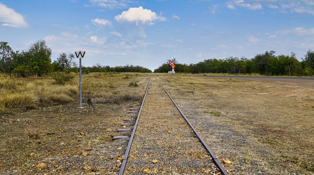 Old historical railway line in Queensland.