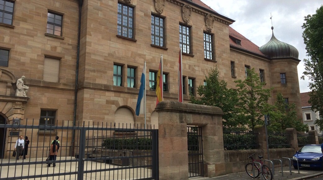 This is where the Nuremberg trials were held from 1945 to 1949 in Courtroom 600. The Courtroom is still used today, especially for murders. You can visit the Courtroom as well as the Nuremberg Trials exhibit that is very well done.