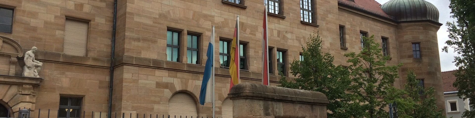 This is where the Nuremberg trials were held from 1945 to 1949 in Courtroom 600. The Courtroom is still used today, especially for murders. You can visit the Courtroom as well as the Nuremberg Trials exhibit that is very well done.
