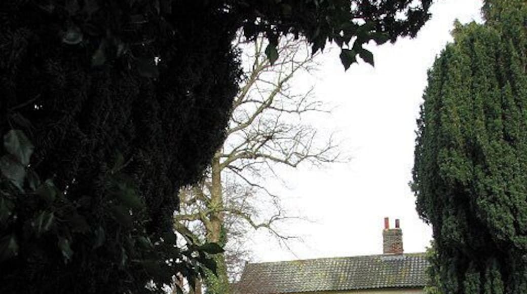 House bordering on churchyard. Of > 704417