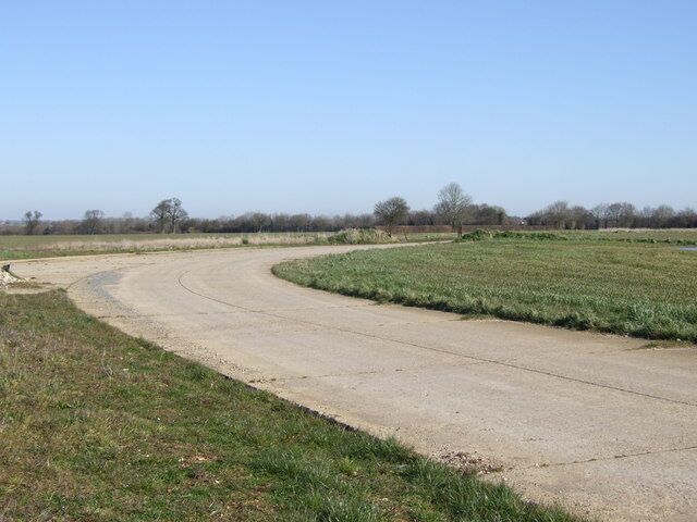 Disused Runway, Tibenham Disused part of Tibenham Airfield.