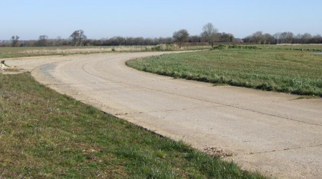 Disused Runway, Tibenham Disused part of Tibenham Airfield.