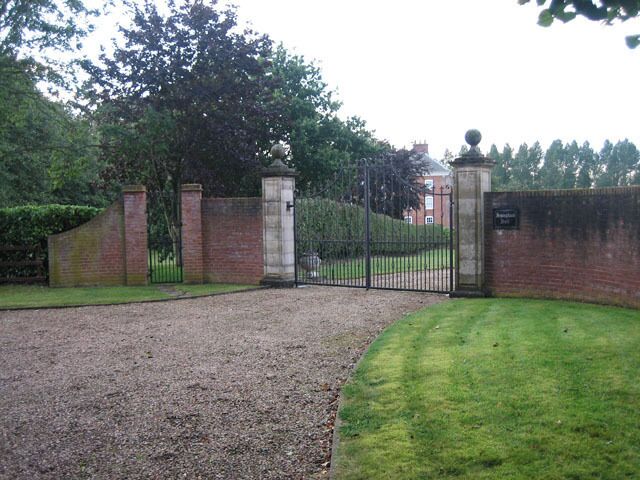 Irmingland Hall, near Saxthorpe. Another hall in Gothic script on the map: archaeological or historical interest (non-Roman). Set in a beautiful area, for a photo of its south façade see 528438.