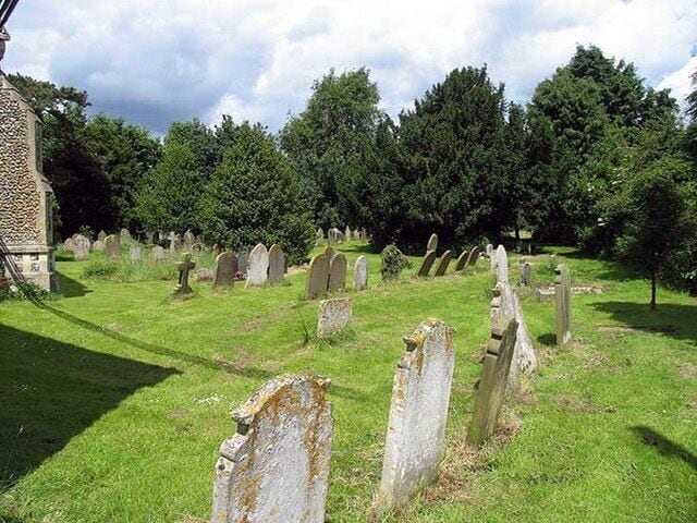 All Saints, Wreningham, Norfolk - Churchyard
