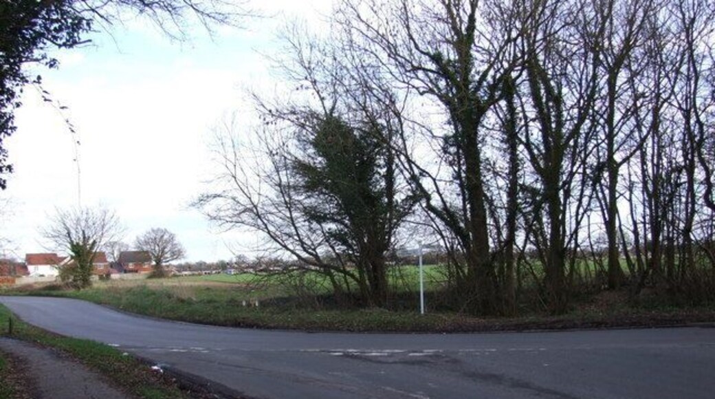 Junction of Chequers Road and Wacton Road, Long Stratton