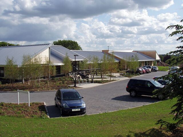 Hellesdon Hospital, Norwich Located on part of the old sports ground at the rear of the hospital, this new psychiatric unit was opened in the Spring of 2009