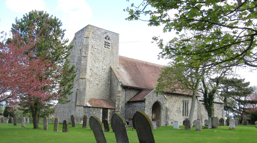 The parish church of Saint John the Baptist's Head is located on Church Street in the village of Trimingham, Norfolk, United Kingdom.