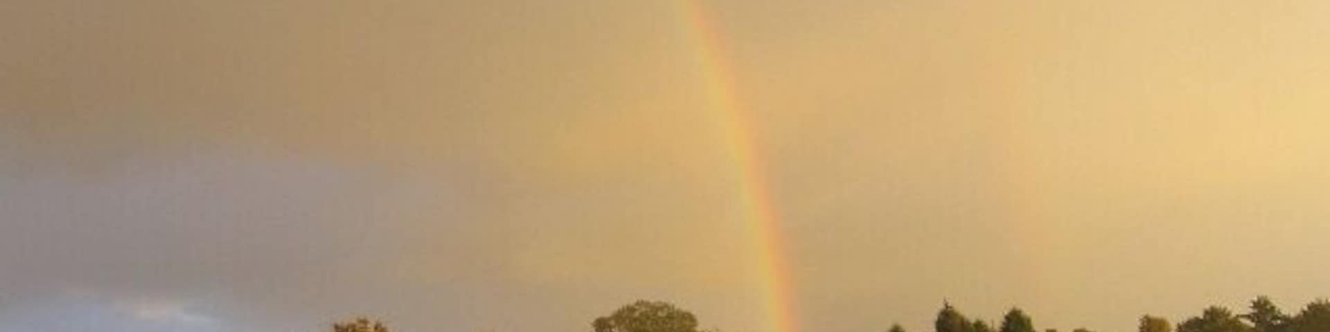 A Pot Of Gold Should lie at the end of the rainbow over Barnham Broom Golf Course.
