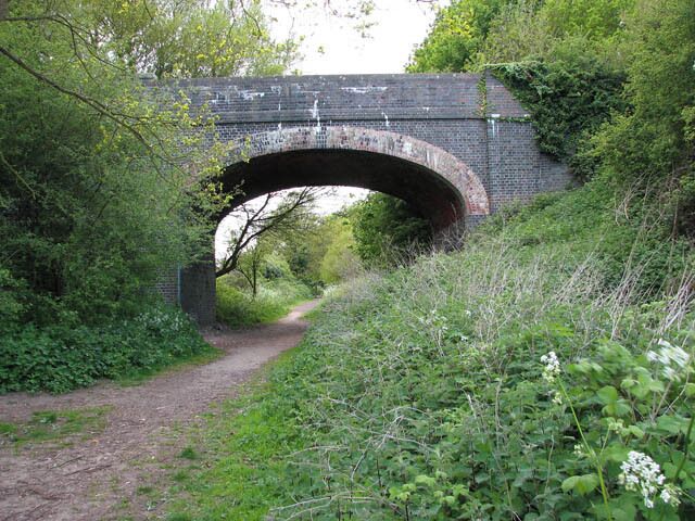 Bridge over the Weavers Way This bridge carries Cromer Road over the Weavers Way long distance footpath. The path here follows a dismantled railway line which was operated by the Midland and Great Northern Joint Railway line, linking the Midlands with the Norfolk Coast. Opened by the Eastern and Midlands Railway, it became the Midland and Great Northern Joint Railway, and was later converted to a joint operation of the London, Midland and Scottish Railway, with the London and North Eastern Railway taking sole operation in 1936. The line was closed in 1959.