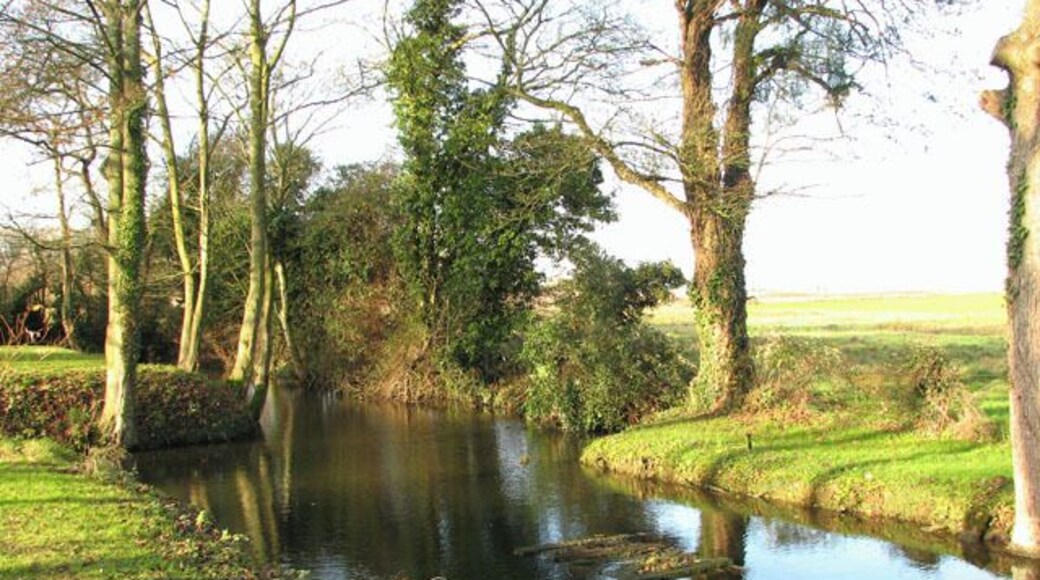 The green north of All Saints Church. For a view of the church see > 1614081.