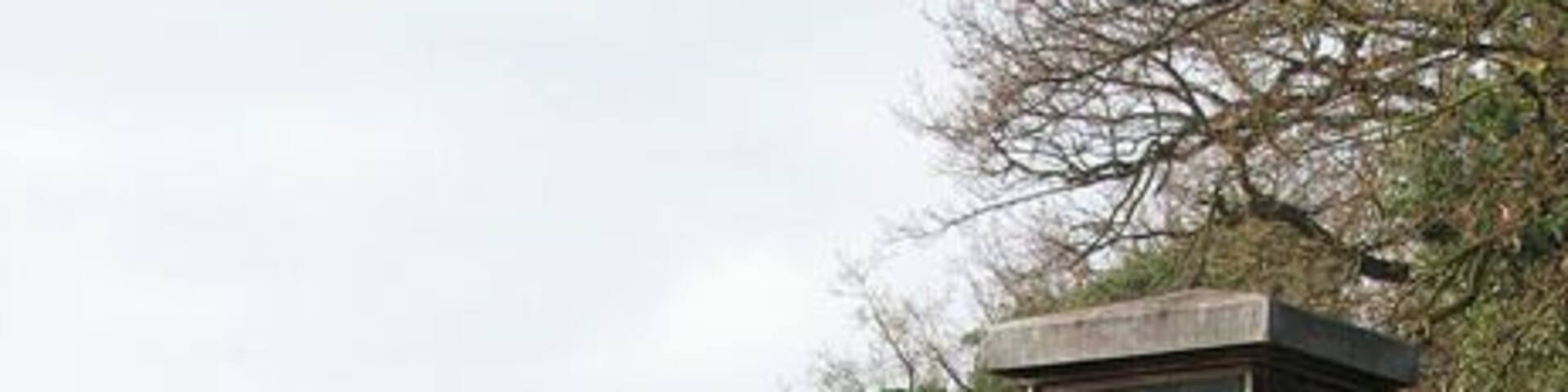 View west along Kirby Road past Bramerton village sign The village sign is situated on a small triangular green by the junction of Surlingham and Kirby Road.