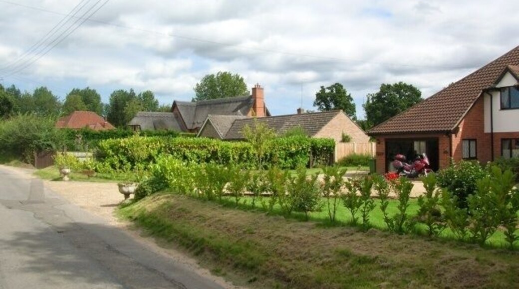 Houses in Neatishead Houses north of the river in Neatishead.