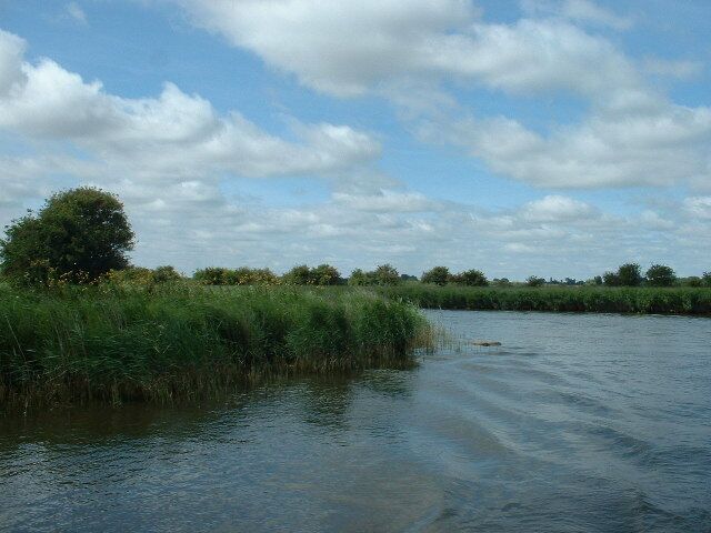 River Bure. Typical Broadland river scenery
