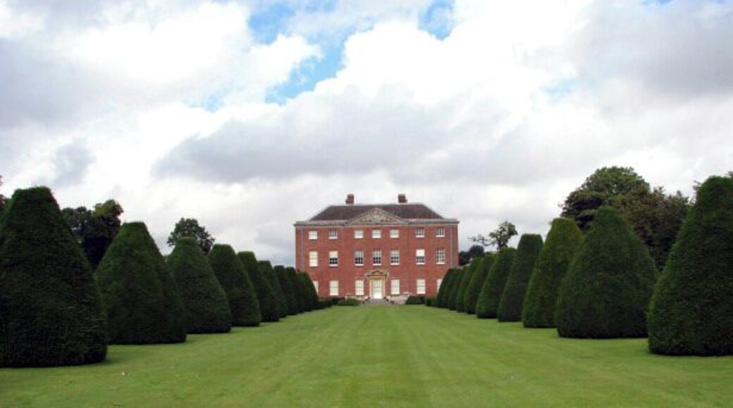 Salle Hall. For a view in the opposite direction see > 935166. Salle Hall was built in 1761 for Edward Hase; alterations were made in 1862, and east and west service blocks were added in 1910 for Sir Woolmer White. The east wing contains an Orangery. (N. Pevsner & B. Wilson, The Buildings of England, Norfolk 1: Norwich and North-East, 2002). Presently, Salle Hall and gardens are part of the Salle Park Estate, owned by Sir John White.