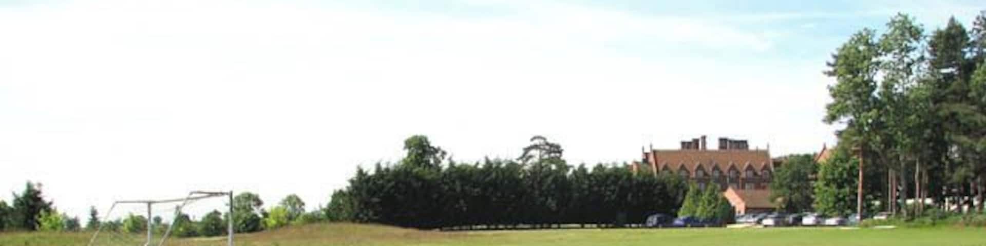 View across the football ground. View across the football ground adjoining Dunston Hall Hotel > 22536.