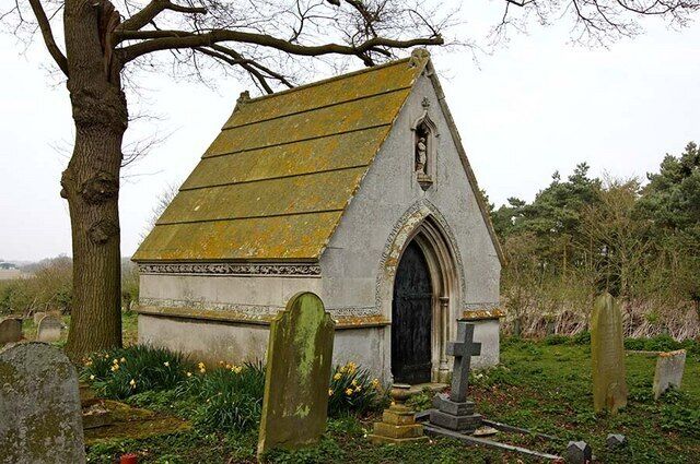 St Andrew, Kirby Bedon, Norfolk - Mausoleum in churchyard