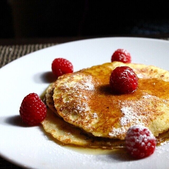 Wish I was eating these Lemon Ricotta Pancakes this morning. A recap of my gluttonous journey to NYC here: www.thecuriouscreature.com/2015/02/24/glutton-nyc/ #nomnom #nyc #Delicious