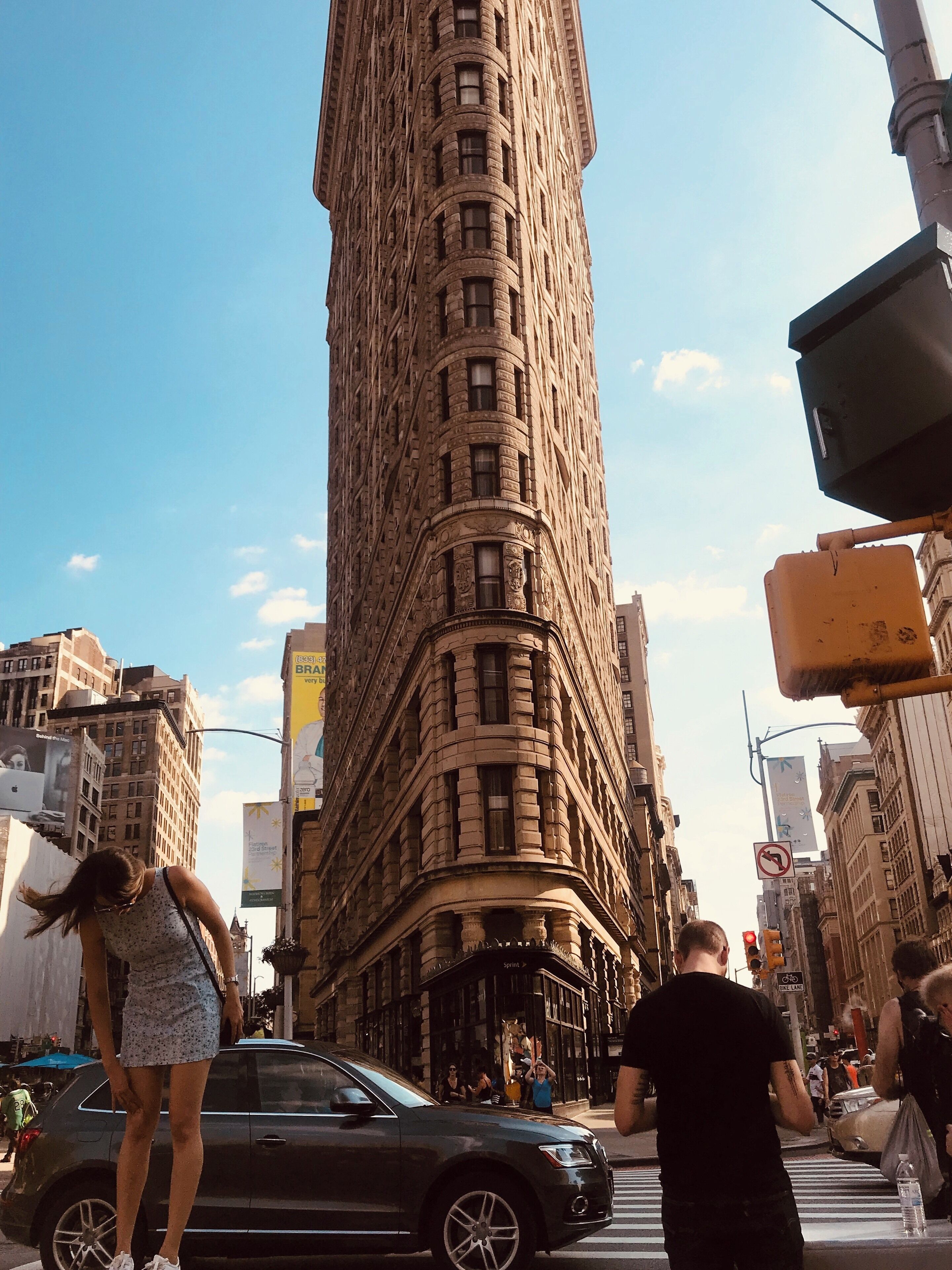 One of the really beautiful building I came across , Flatiron building on the sunny afternoon.....