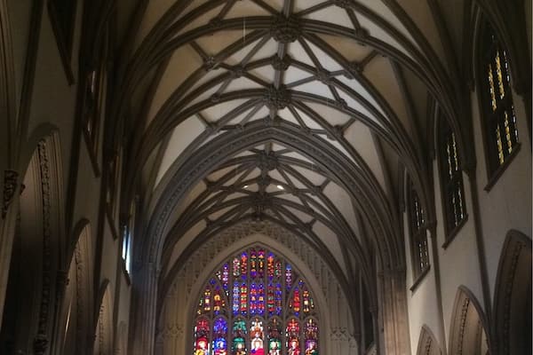 Beautiful stained glass window