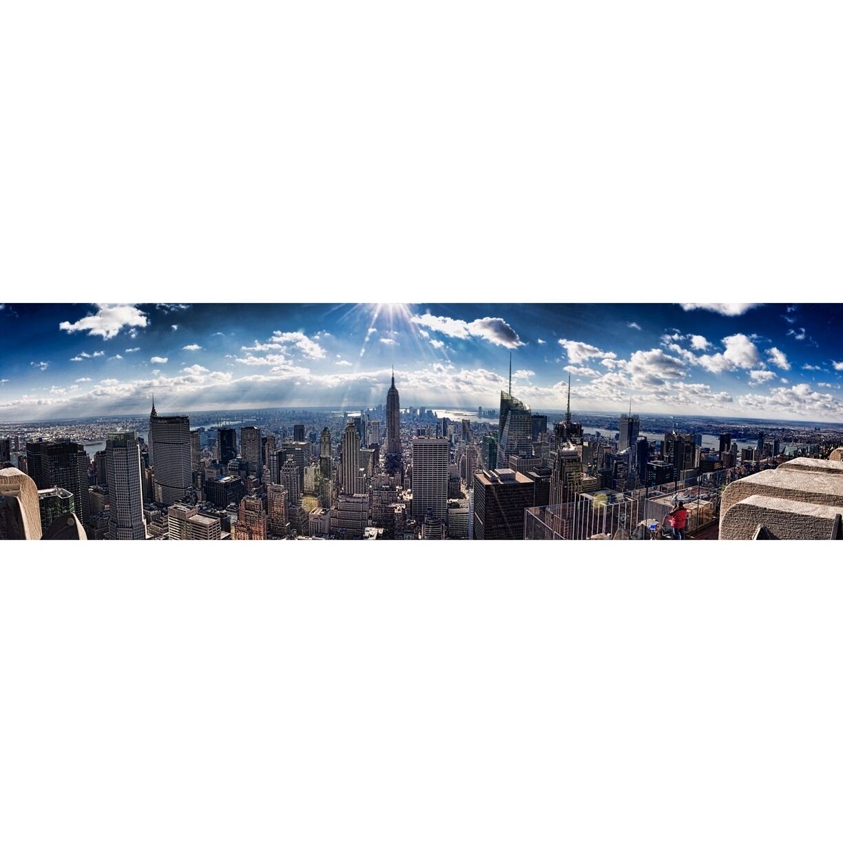 Top of the rock it's the best view of NYC. 

#architecture