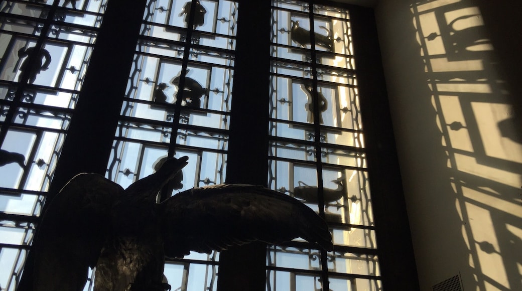 The beautiful angelic sculpture inside the main lobby of Brooklyn Public Library. #StunningStructures