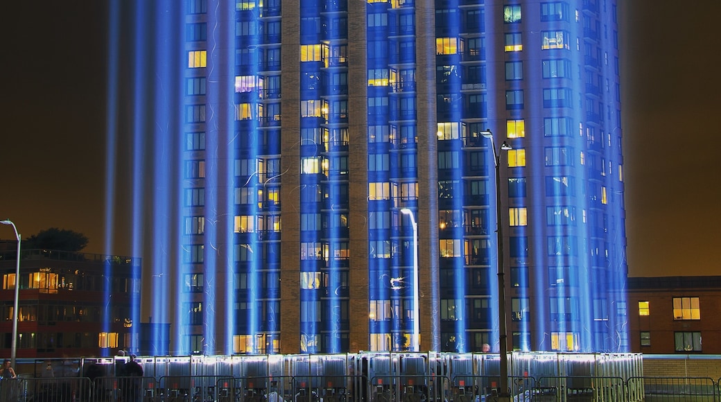 A rare look at the light source. 88 Xenon lights shooting straight up!