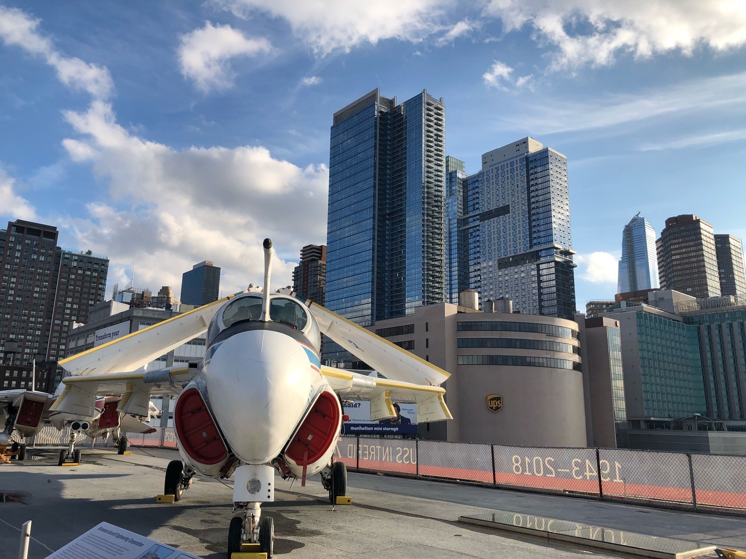 Cubierta del intrepid en New York