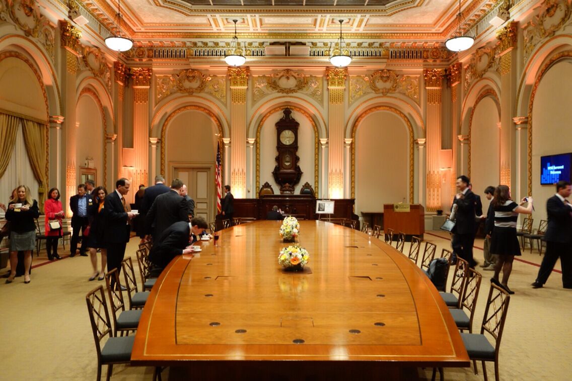 Board room of the New York stock exchange
