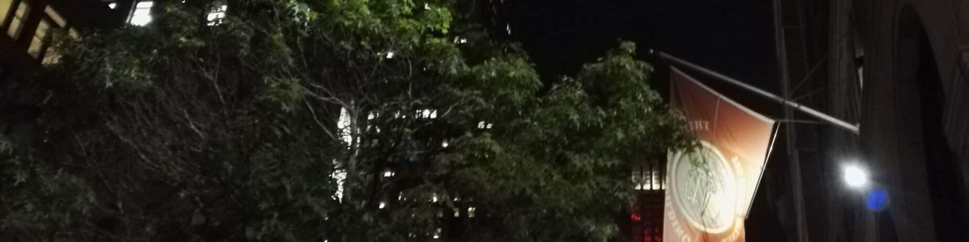 Empire State Building in red # NYC/USA