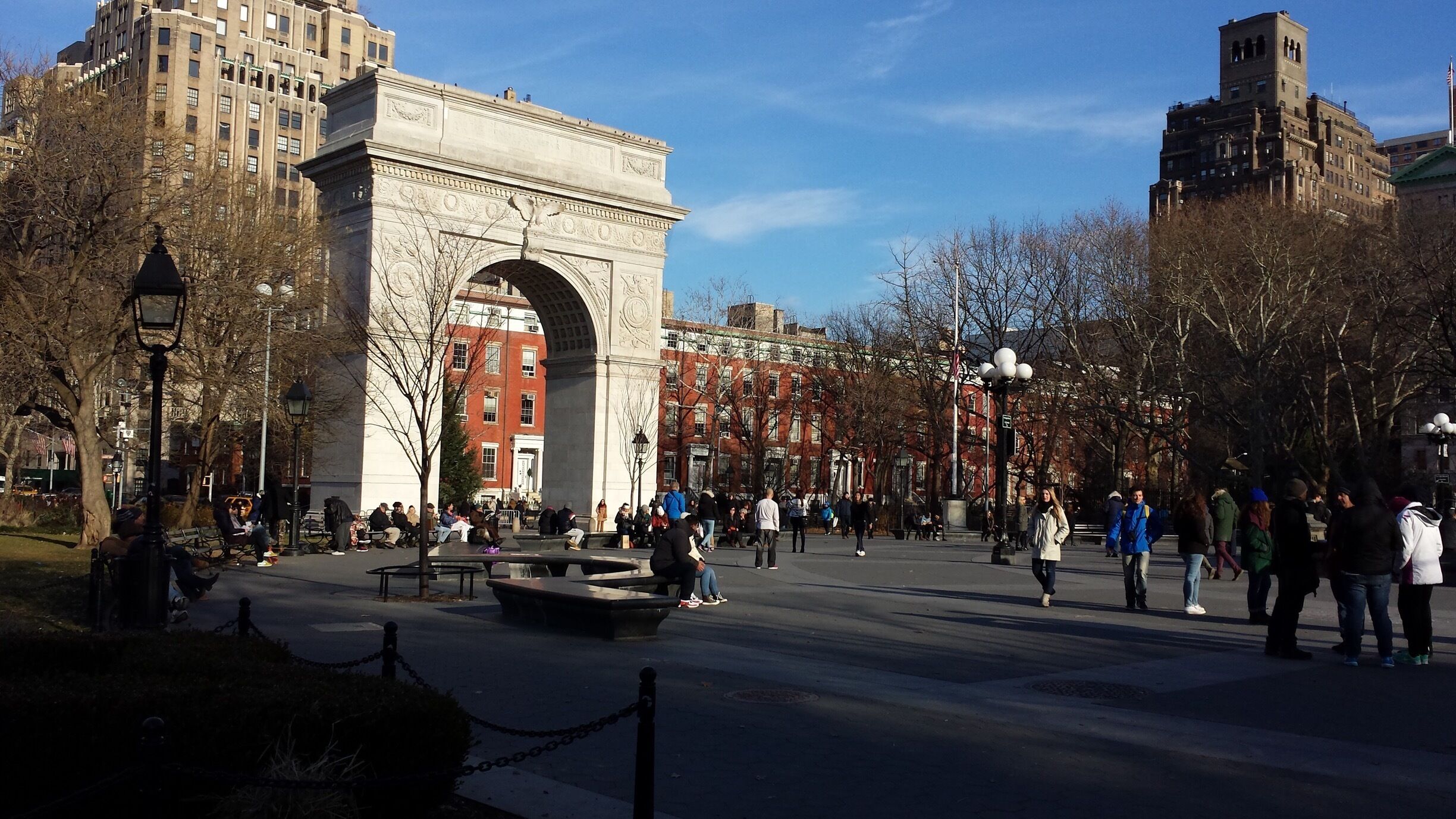 One of many areas visited this day in the Big Apple with my son.