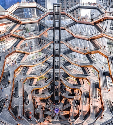 Vessel is a structure and landmark which was built as part of the Hudson Yards Redevelopment Project in Manhattan, New York City.
It is free to visit it, but you have to book your visit in advance since there is no ticket booth at the site. Entrance is managed by hours but you can also buy a $10 flex ticked that will allow you to visit the structure any hour the day you have selected.
The Vessel is near to the High Line, Chelsea Market, Times Square, and other important landmarks, so expect crowds.
#NYC #Travel #Vessel #Trovember