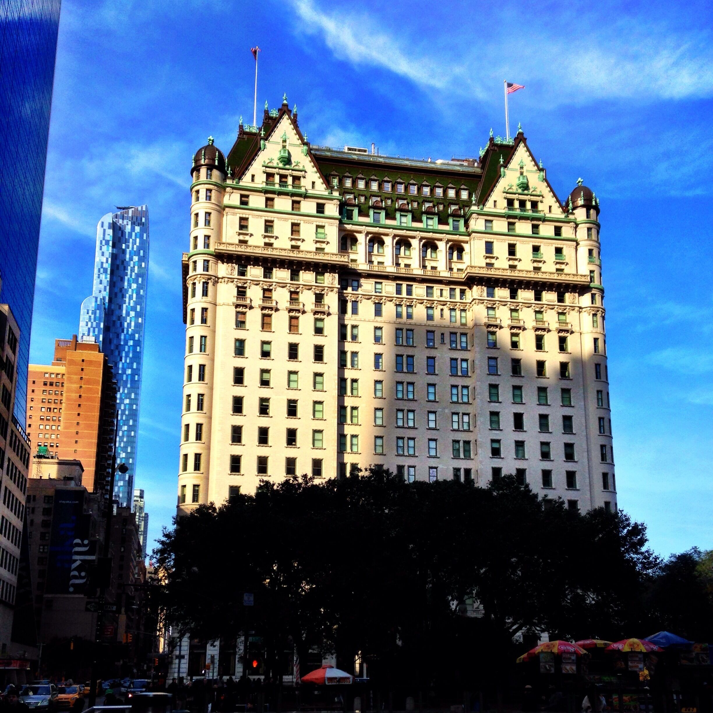 Of course I ALWAYS stay at the plaza when visiting NYC... 

o.k. Not really, but I do visit that part of Central Park 
