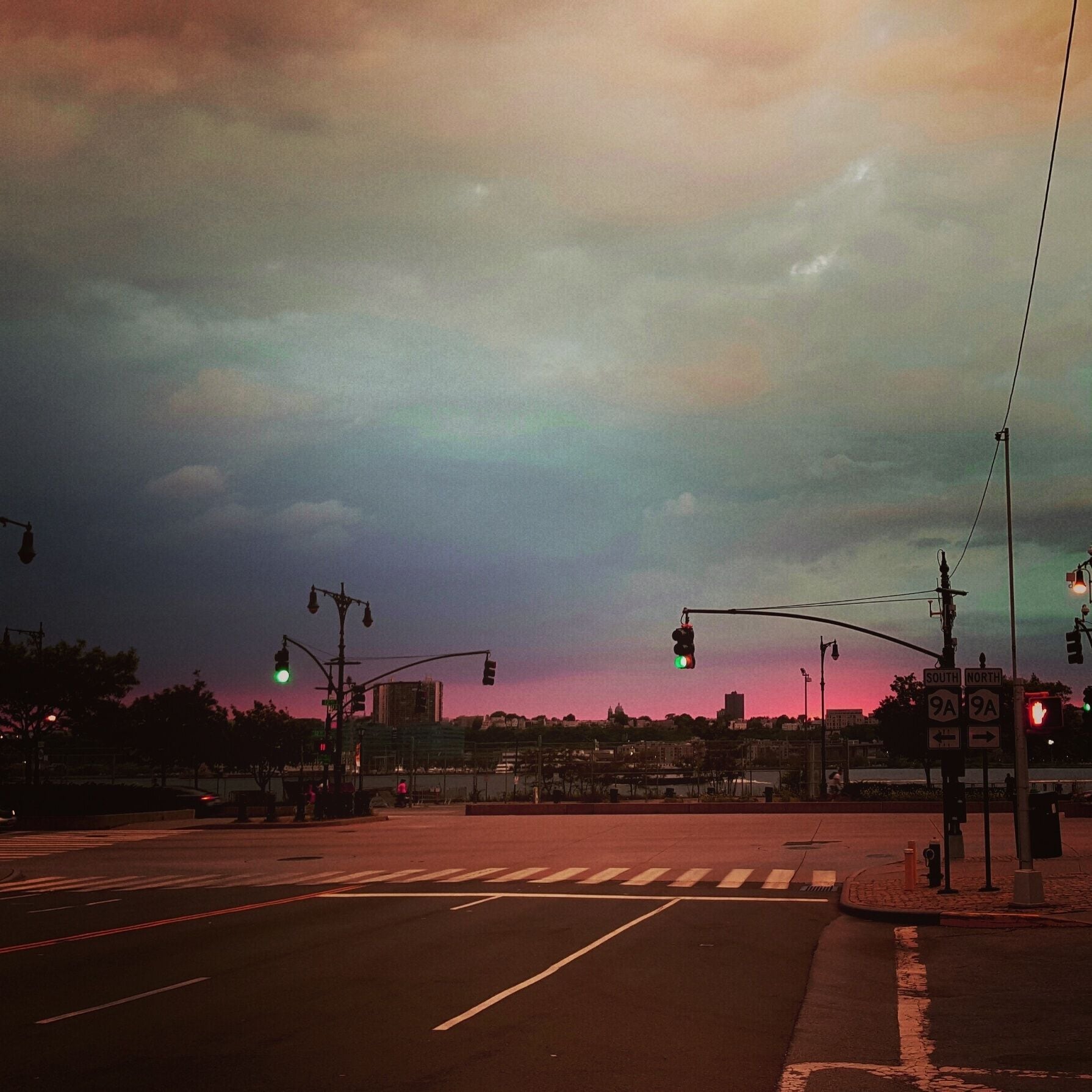 The sky was just so dramatic today.. I love the colors in the photo I just had to share it