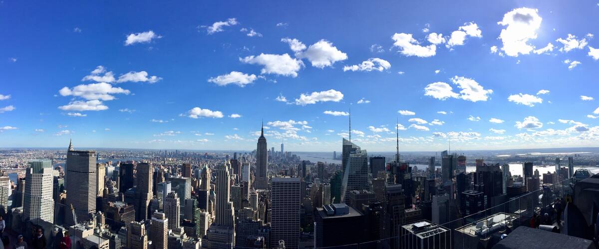Say hi to fellow viewers at the Empire State from Top of the Rock #LifeAtExpediaGroup #TopoftheRock