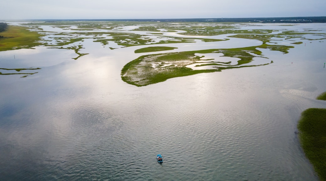 Boating around the Crystal Coast in Onslow County, North Carolina
