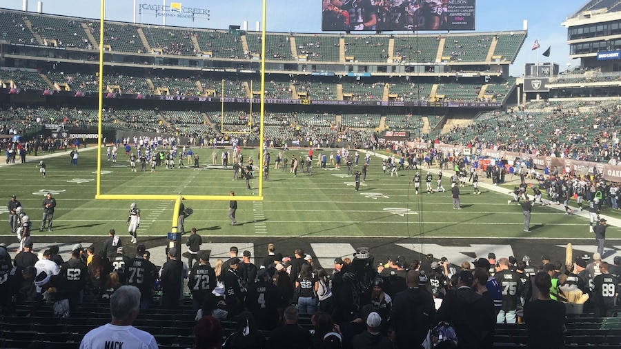 View from the Black Hole! Raiders were
10 -2 on the date this photo was taken.