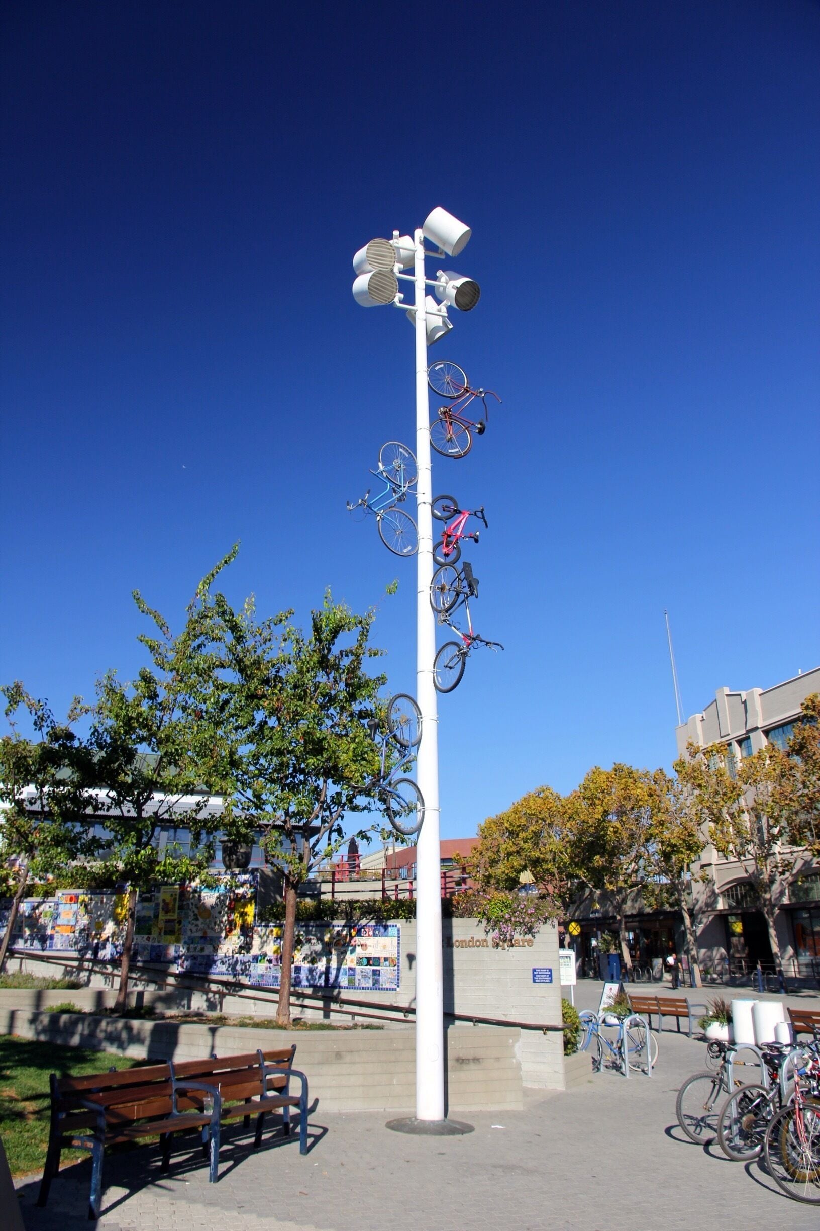 Bicycles Art at JLS, Oakland CA