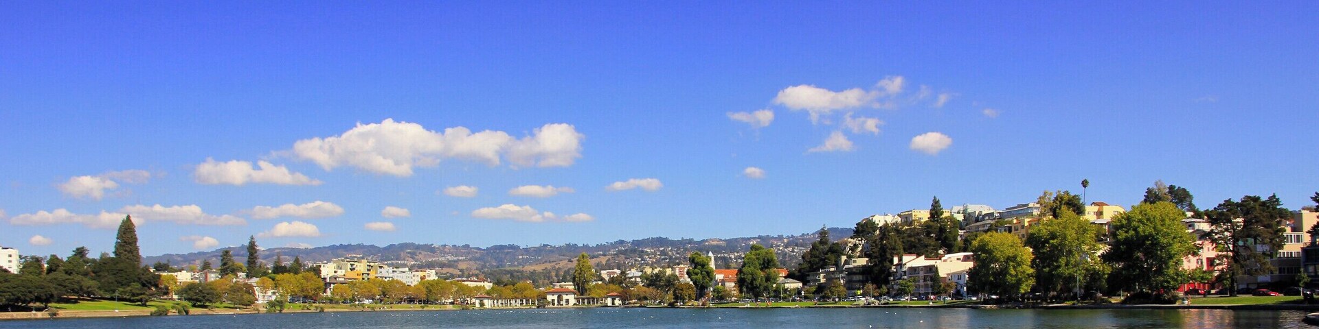 Beautiful day for a walk around the lake