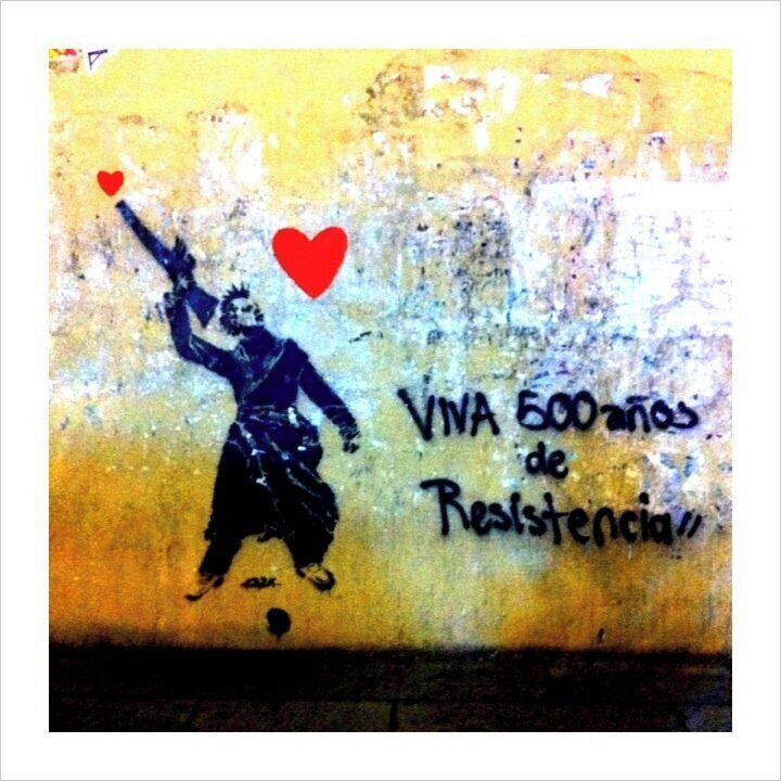 Viva Oaxaca – one of my favorite places on earth. This was taken on a trip there right after the 2006 teacher protests that turned into riots – an upside was that the #streetart was fantastic. #oaxaca #vivamexico #molenegro 
