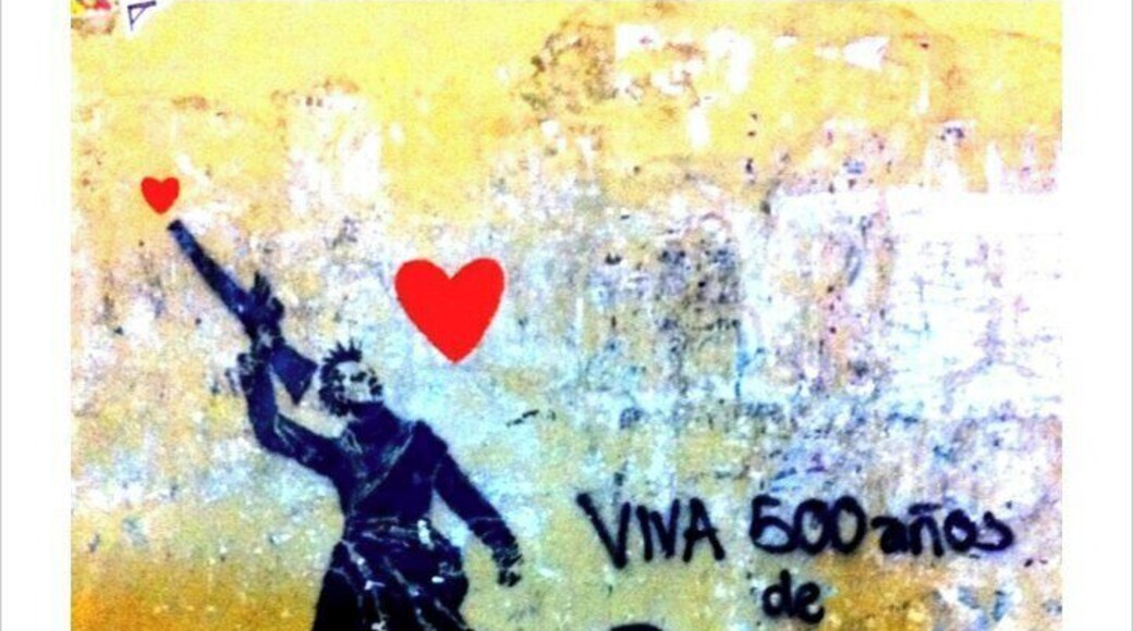 Viva Oaxaca – one of my favorite places on earth. This was taken on a trip there right after the 2006 teacher protests that turned into riots – an upside was that the #streetart was fantastic. #oaxaca #vivamexico #molenegro